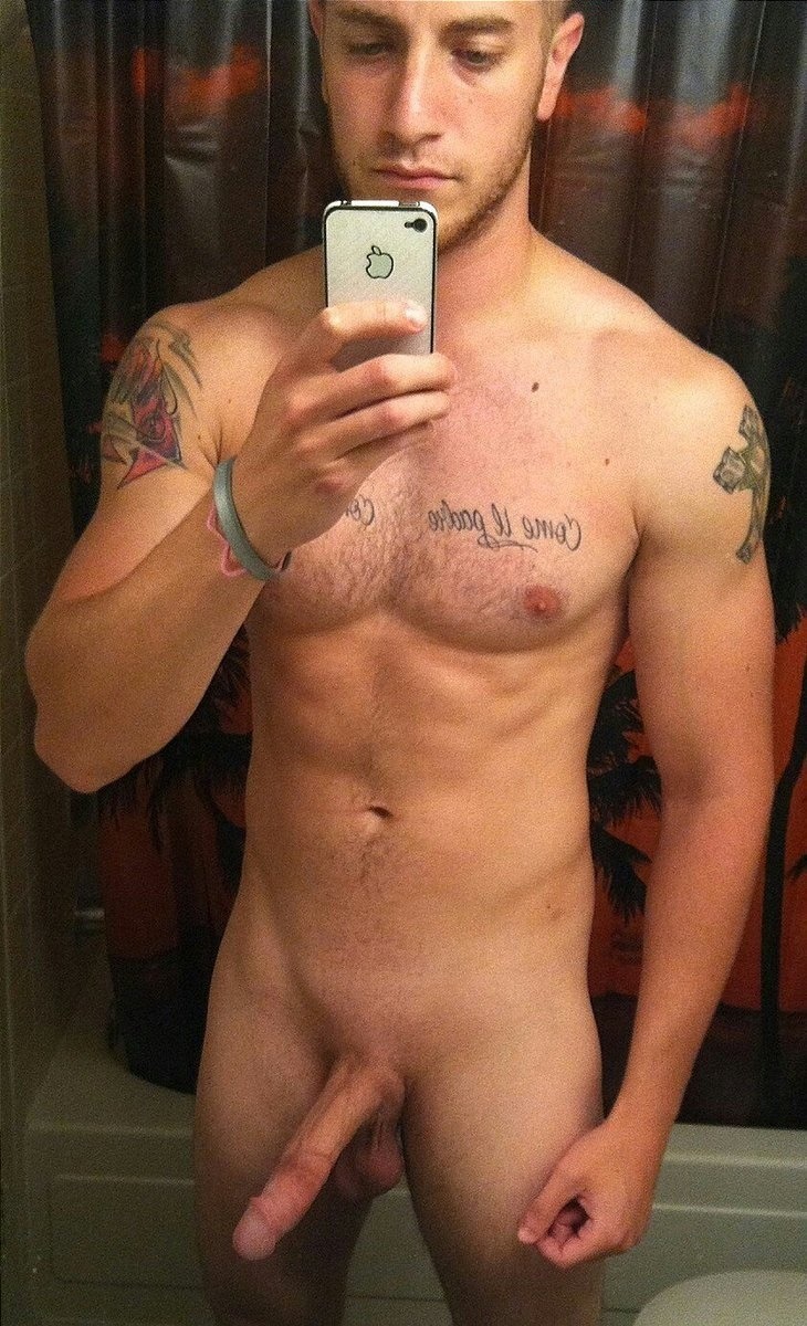 Male erotic selfies