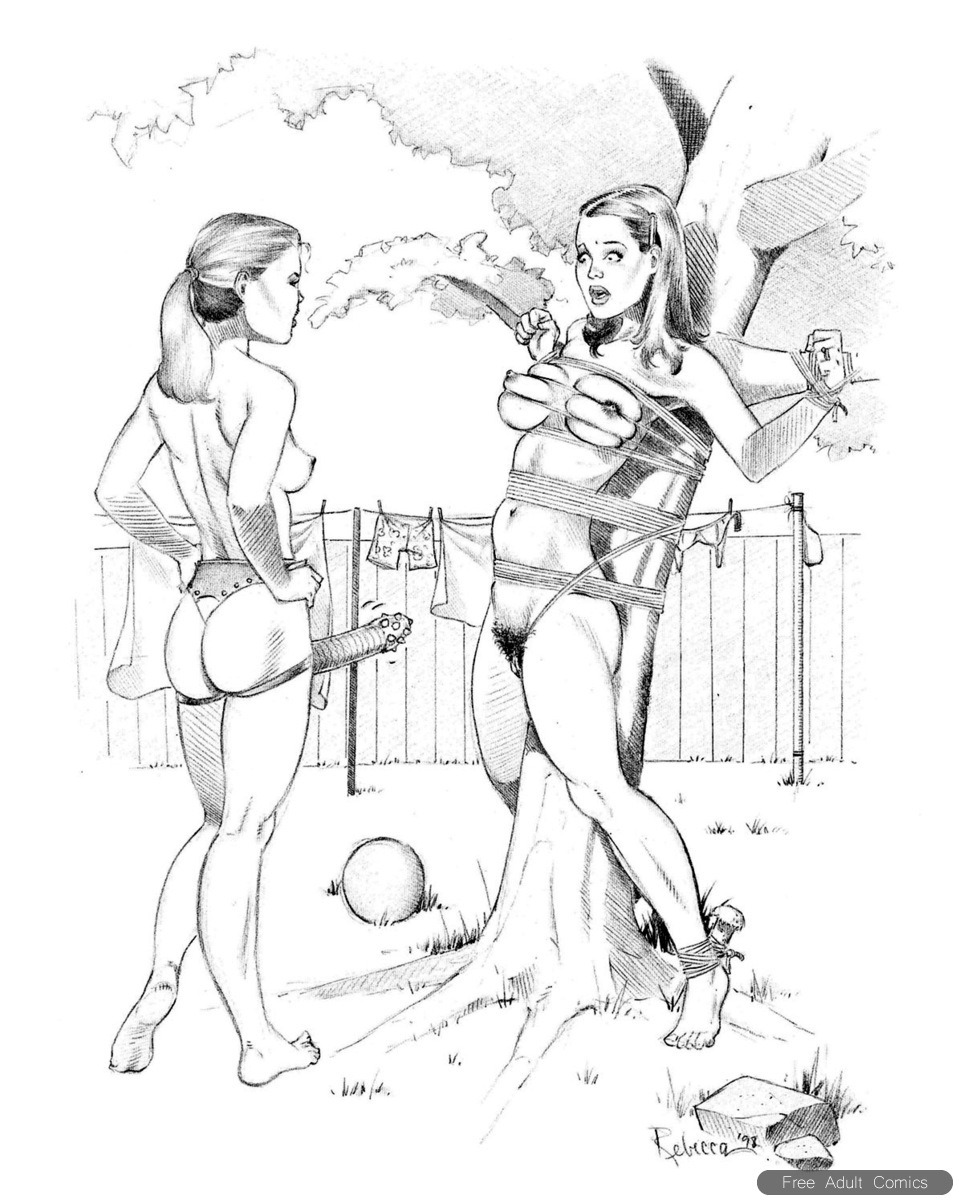 Lesbian drawings BDSM