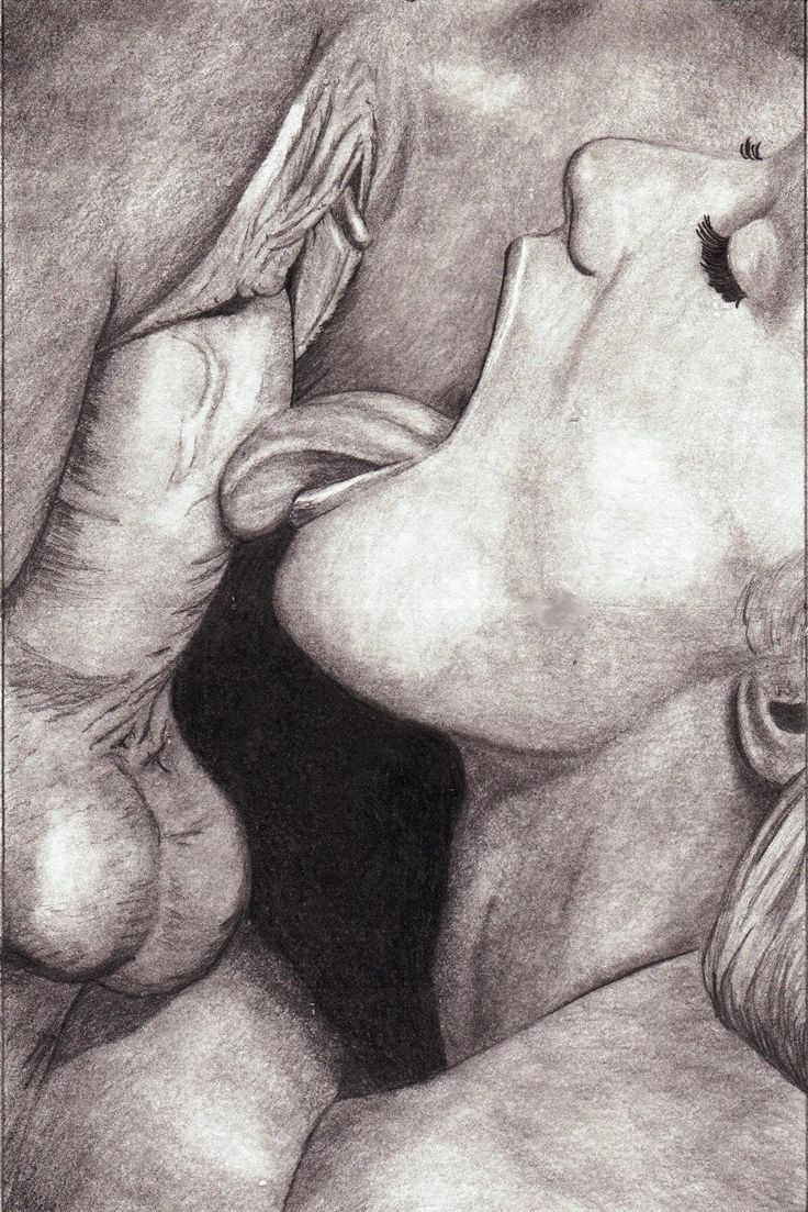 Pencil drawings of blowjob