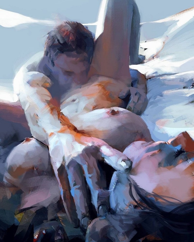 Beautiful erotic paintings