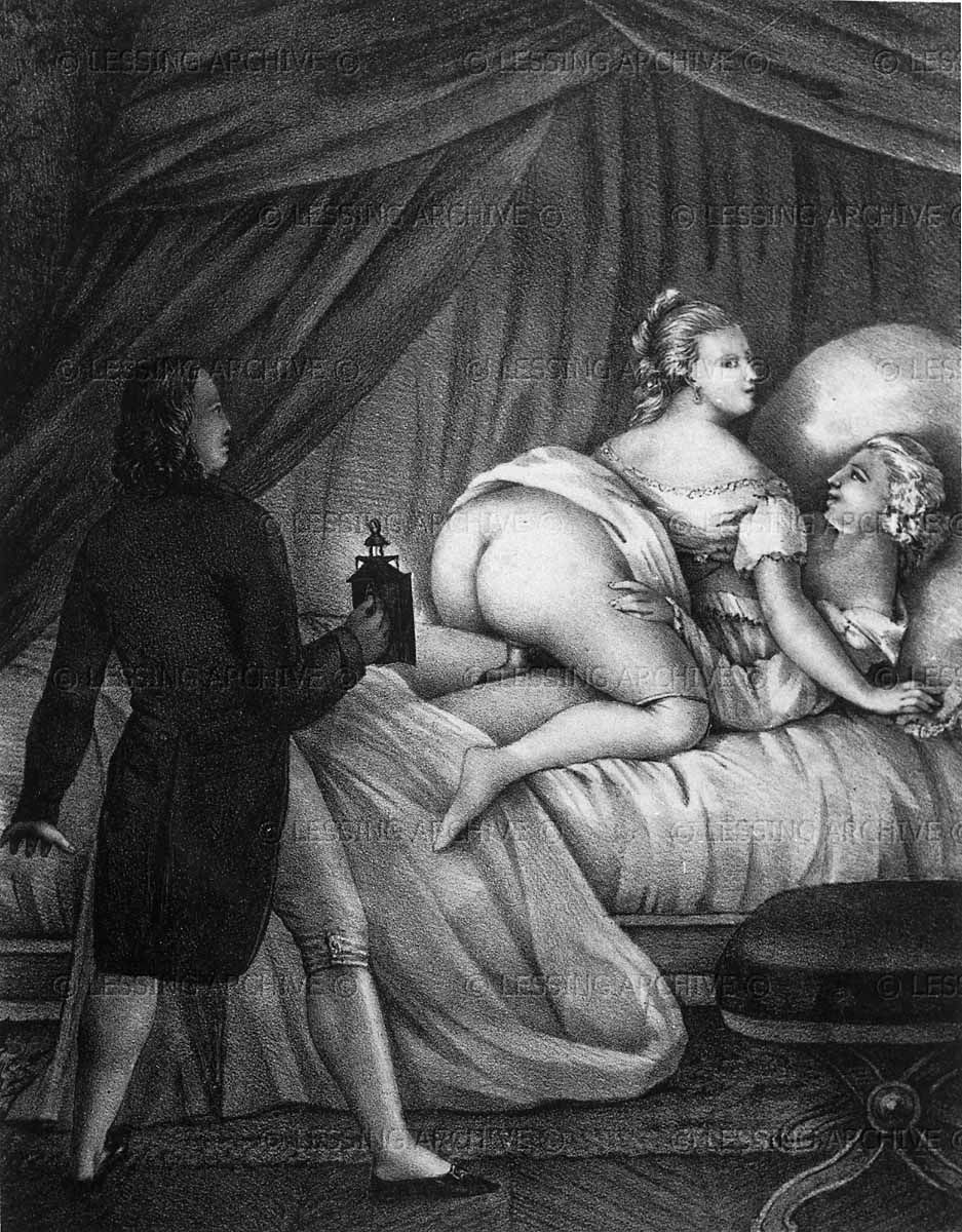 Erotic drawings of 18-19 centuries
