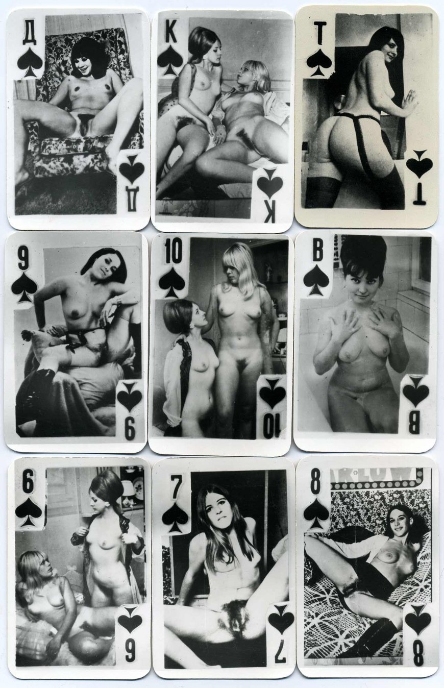 Soviet pornographic playing cards