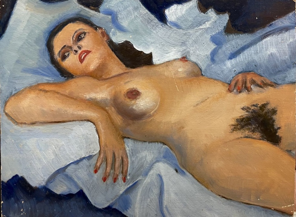Zinaida Serebryakova sleeping model