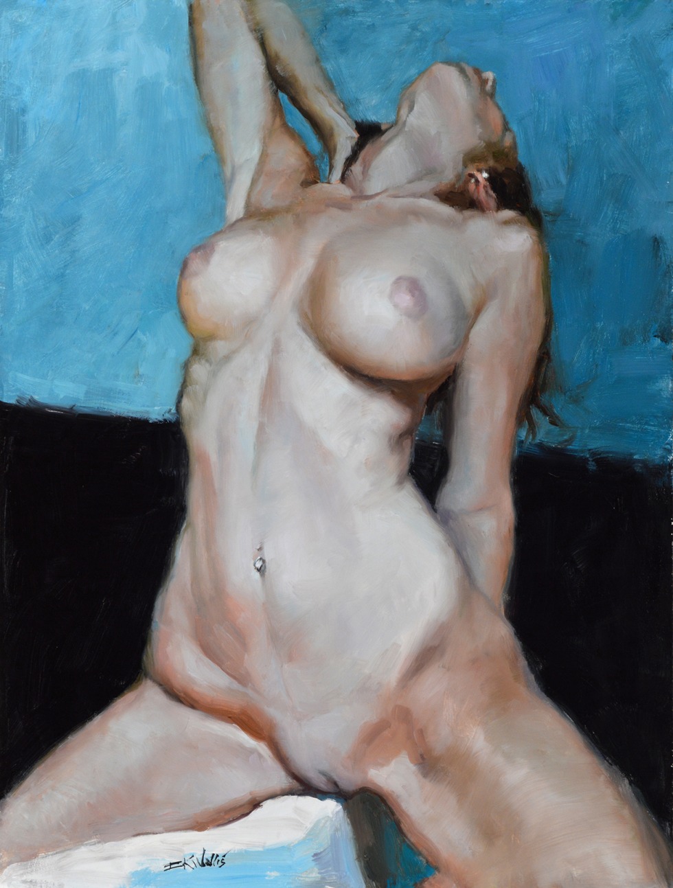 Nude painting Eric Valles