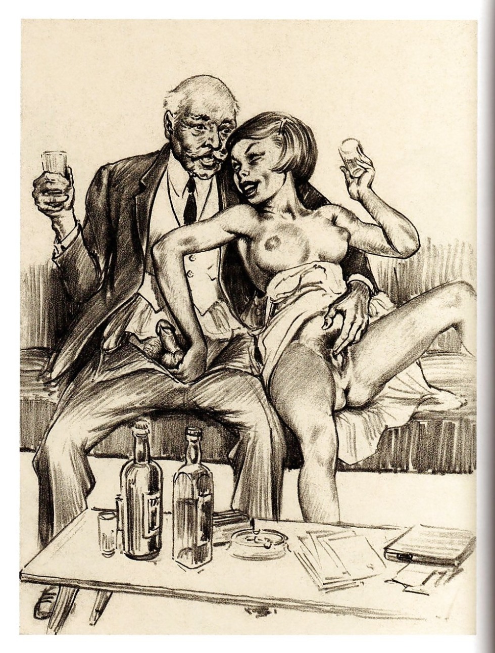 Pornographic drawings