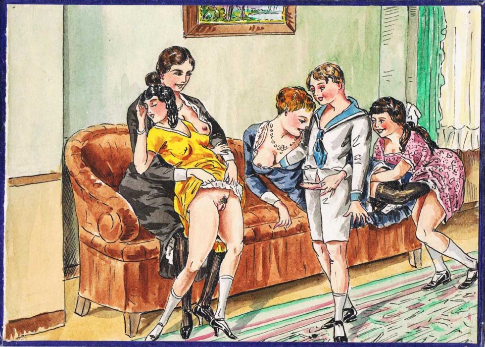 Erotic illustrations School