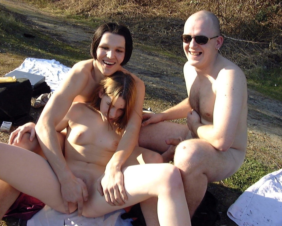 Czech swingers in nature
