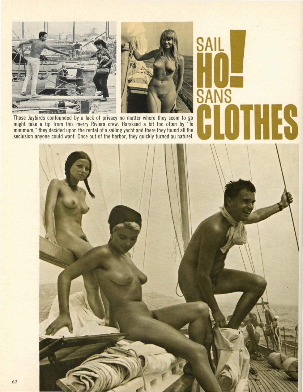 Nudist magazines retro