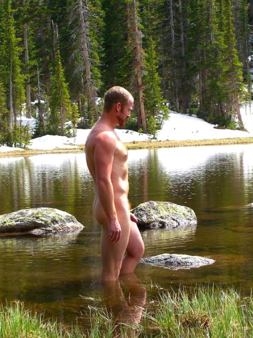 Natural male nudity