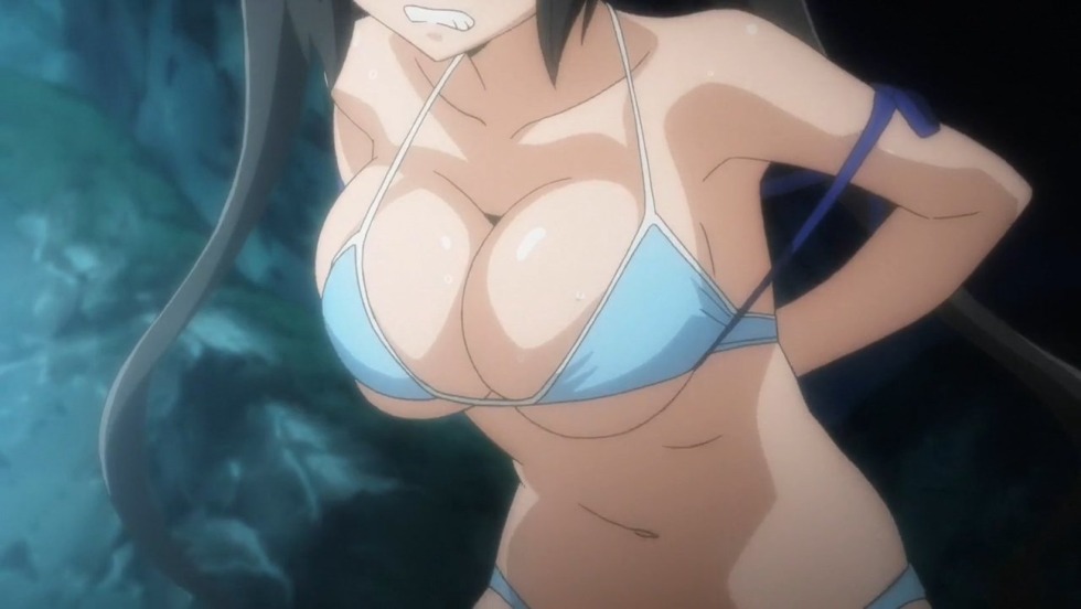 Anime huge boobs in a bra