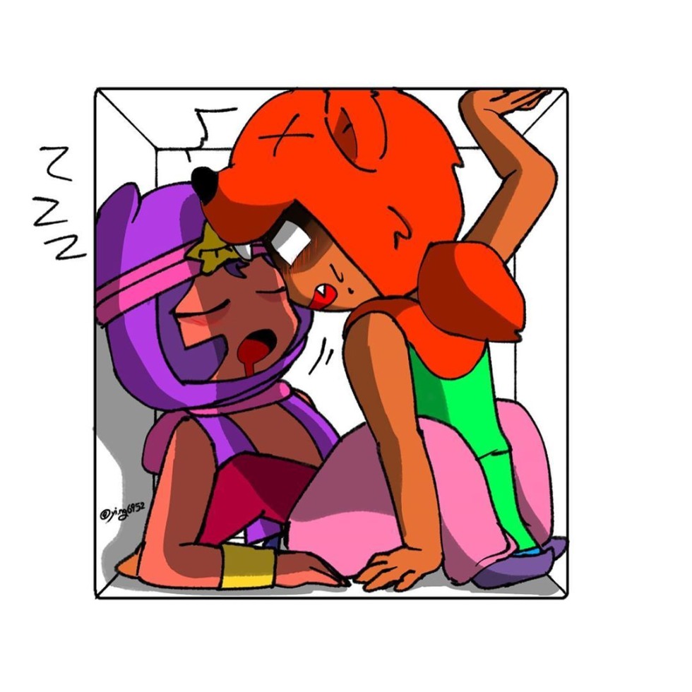 Sandy and Leon Naked Brawl Stars and Nita