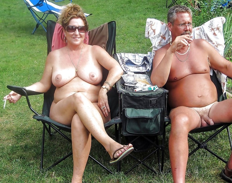 Mature old nudists