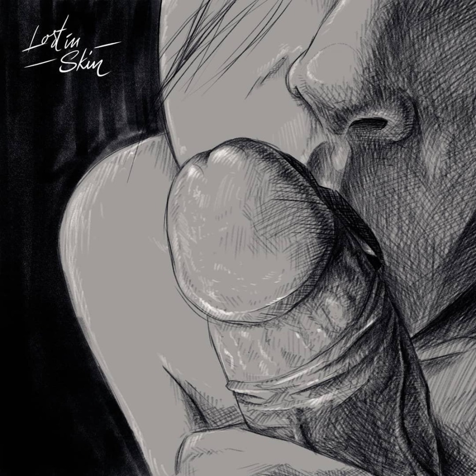 Drawing with a pencil blowjob