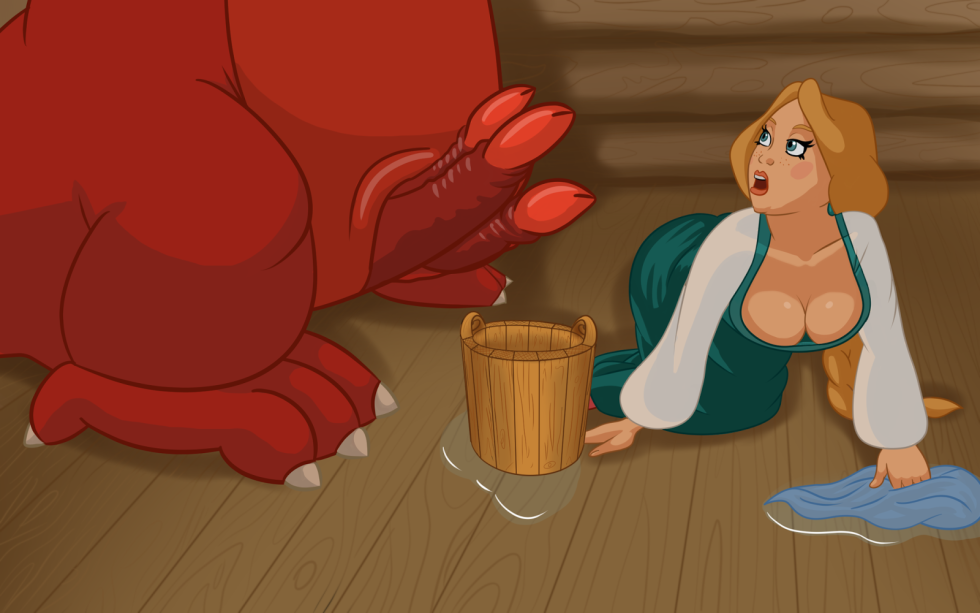 Three heroes Alyonushka Hentai