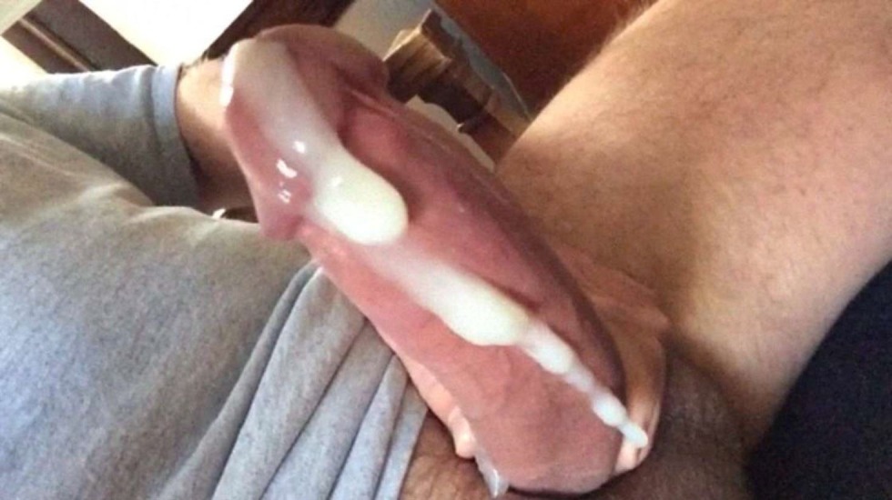 Huge cock cums a lot