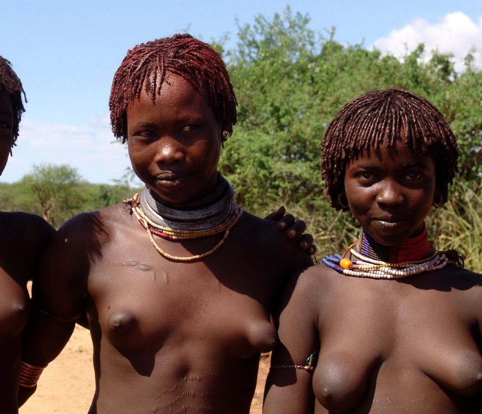 Naked women of wild tribes