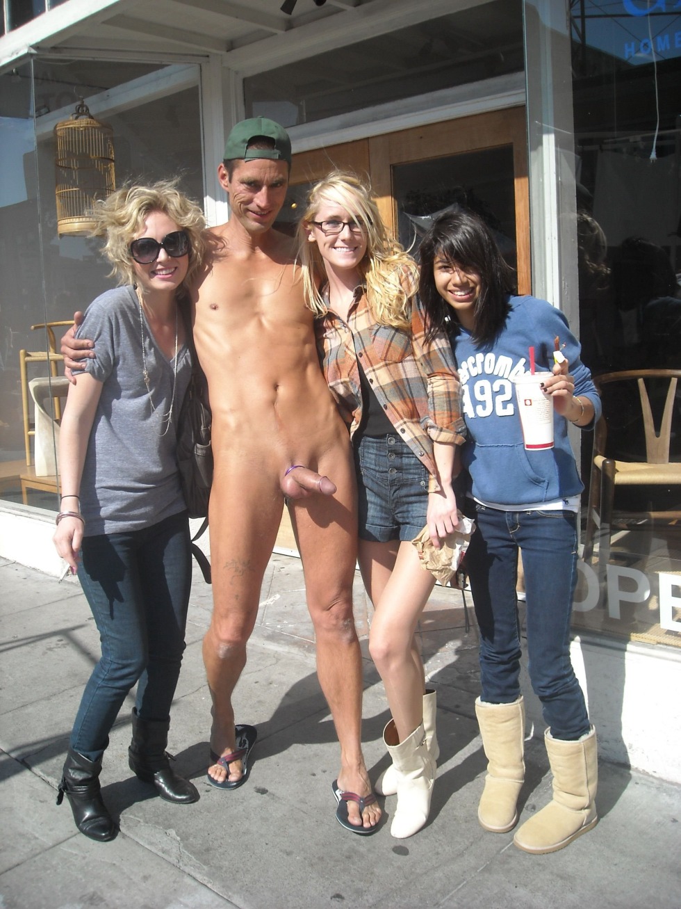 Naked women and guys in public