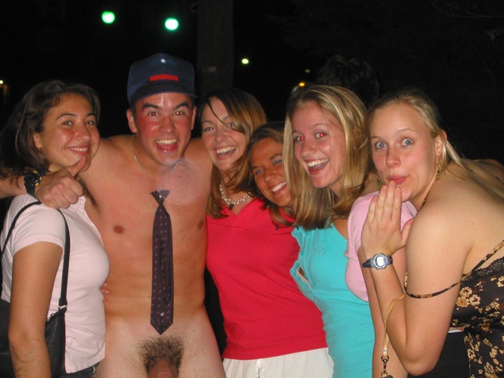 Naked men dressed women