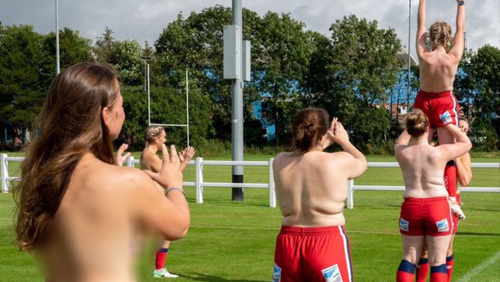 The Women's Rugby team starred naked for the calendar