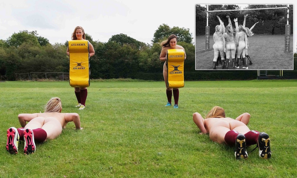 American rugbites lush naked