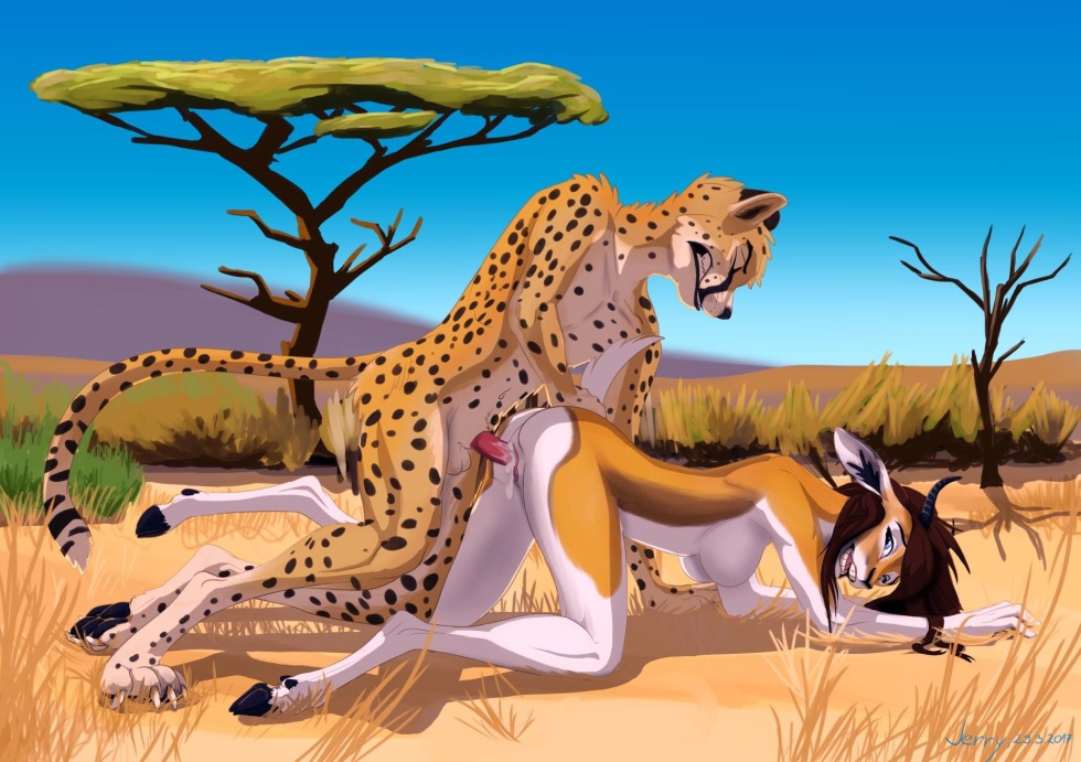 Furri Hentai cheetah and antelope
