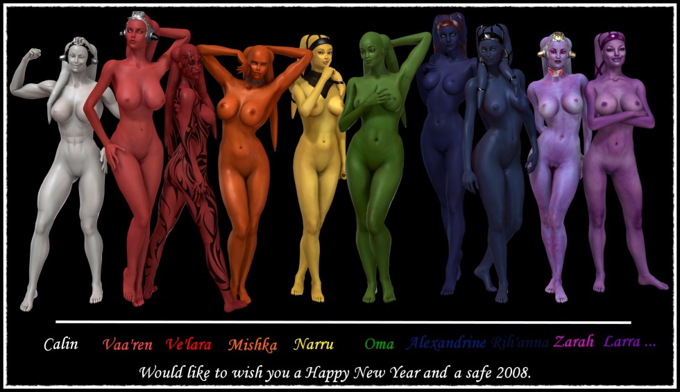 Erotic art women of different races