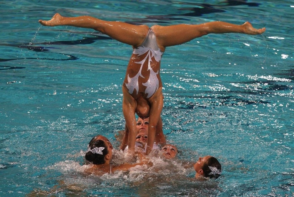 Swimming without swimsuits