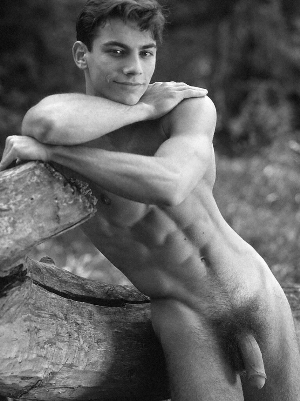 Young beautiful naked guy