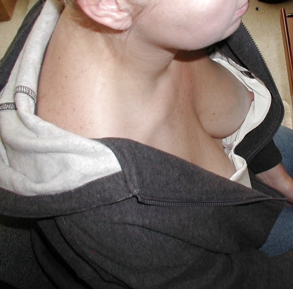 Peeping under the blouse