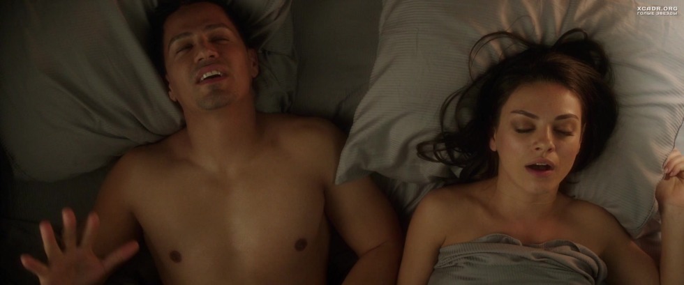 Jay Ernandes and Mila Kunis in the film