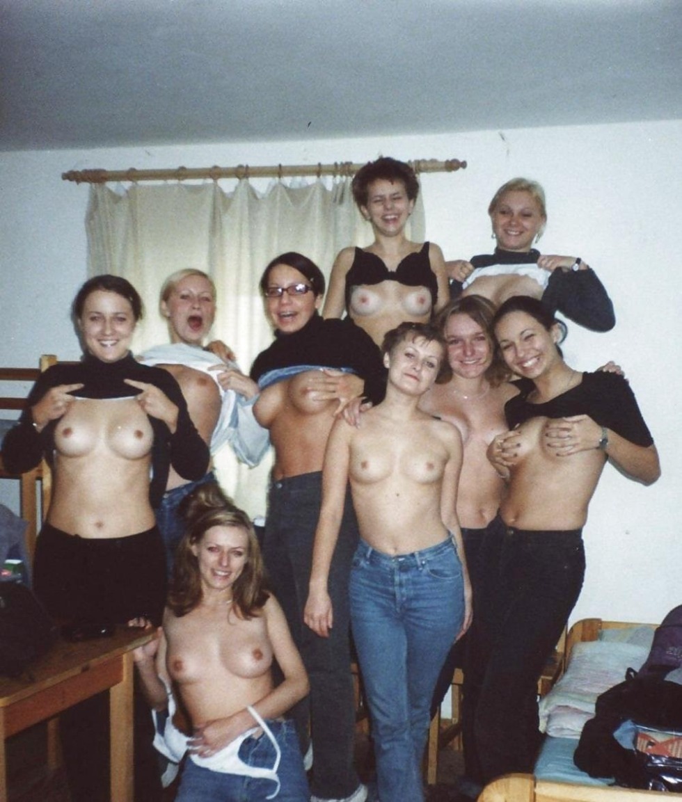 Students in the hostel Private nude