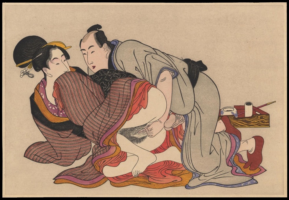 Kitagawa Utamaro erotic engravings