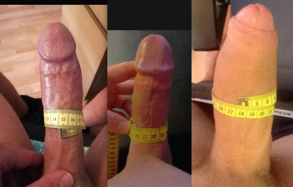 An increase in the penis before and after