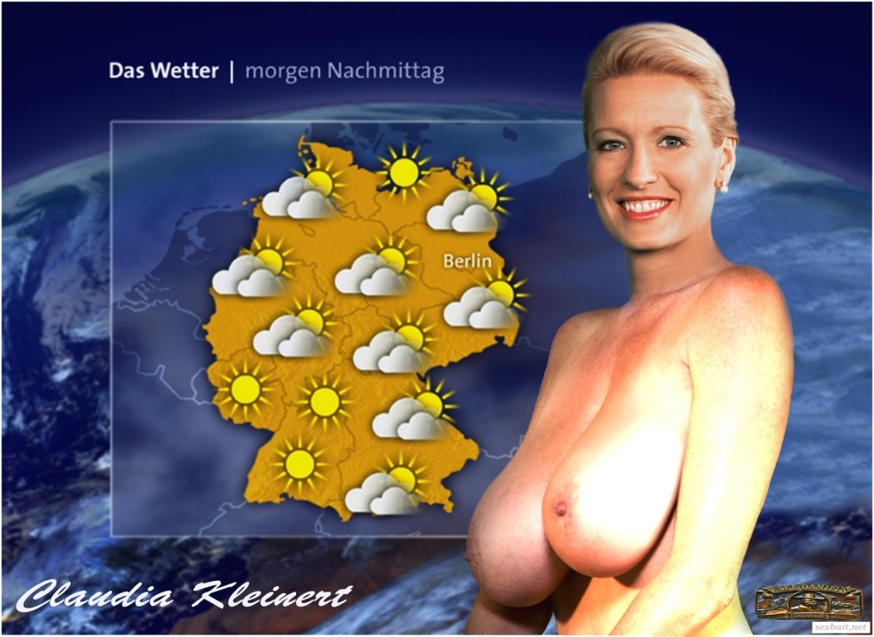 Naked leading weather forecasts Nude