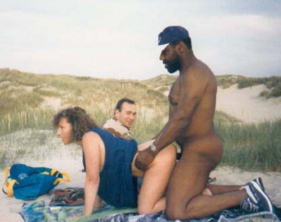Beach Wife and Negro with her husband