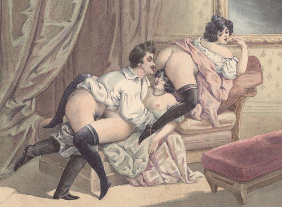 Erotic drawings of the 18th century