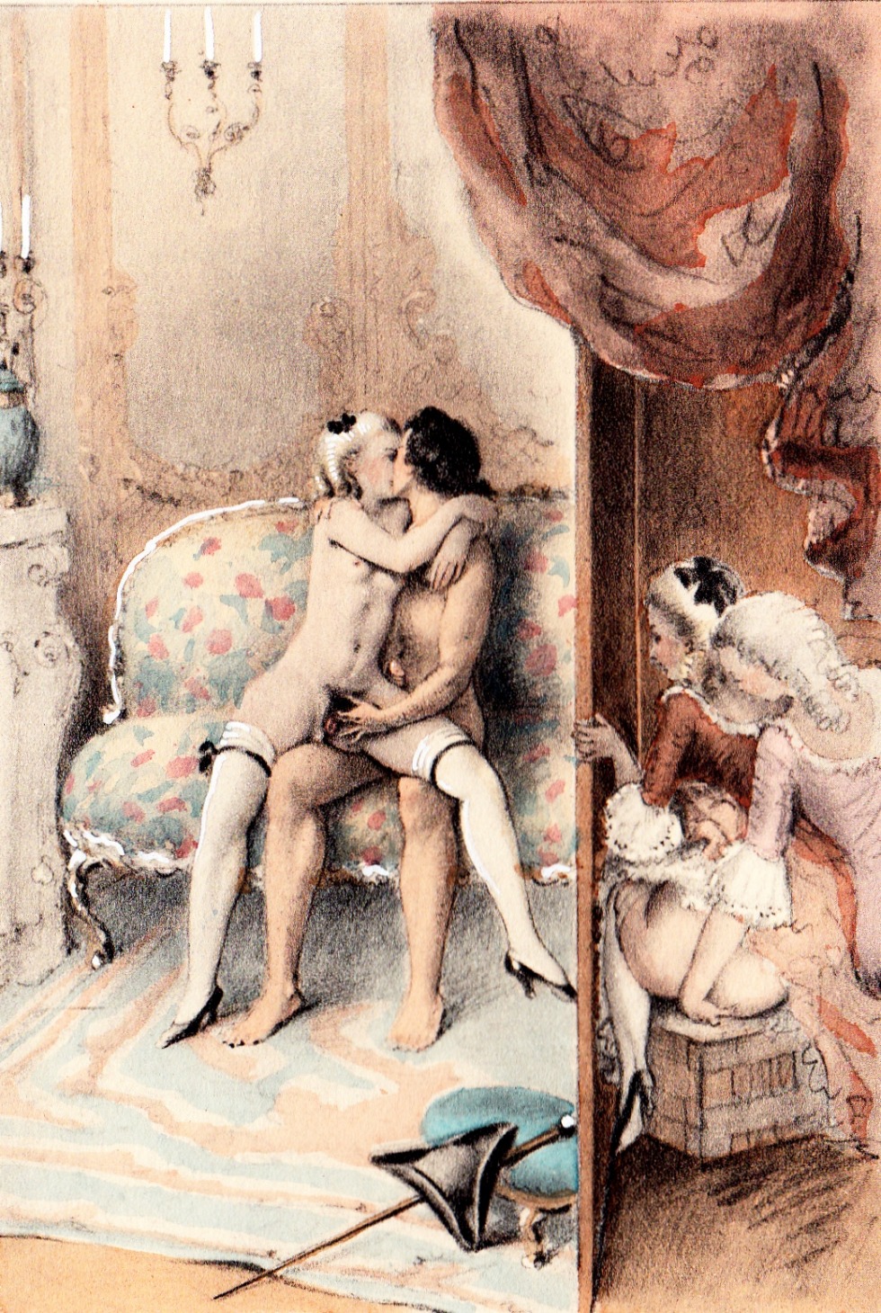 Erotic engravings Paul-Emil Bek