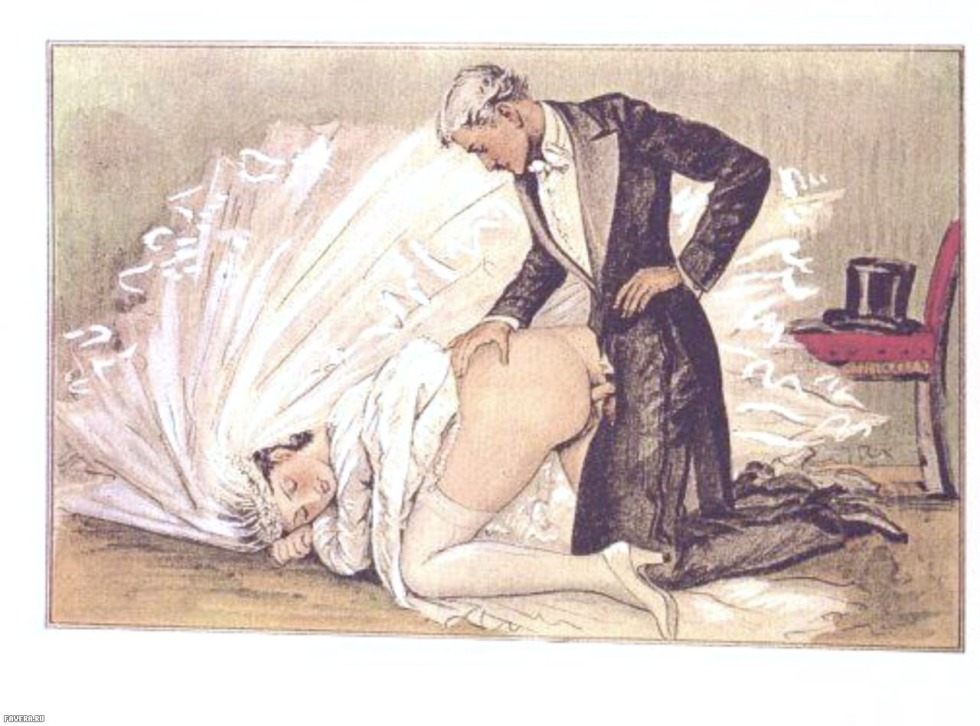 Naked aristocrats retro drawings