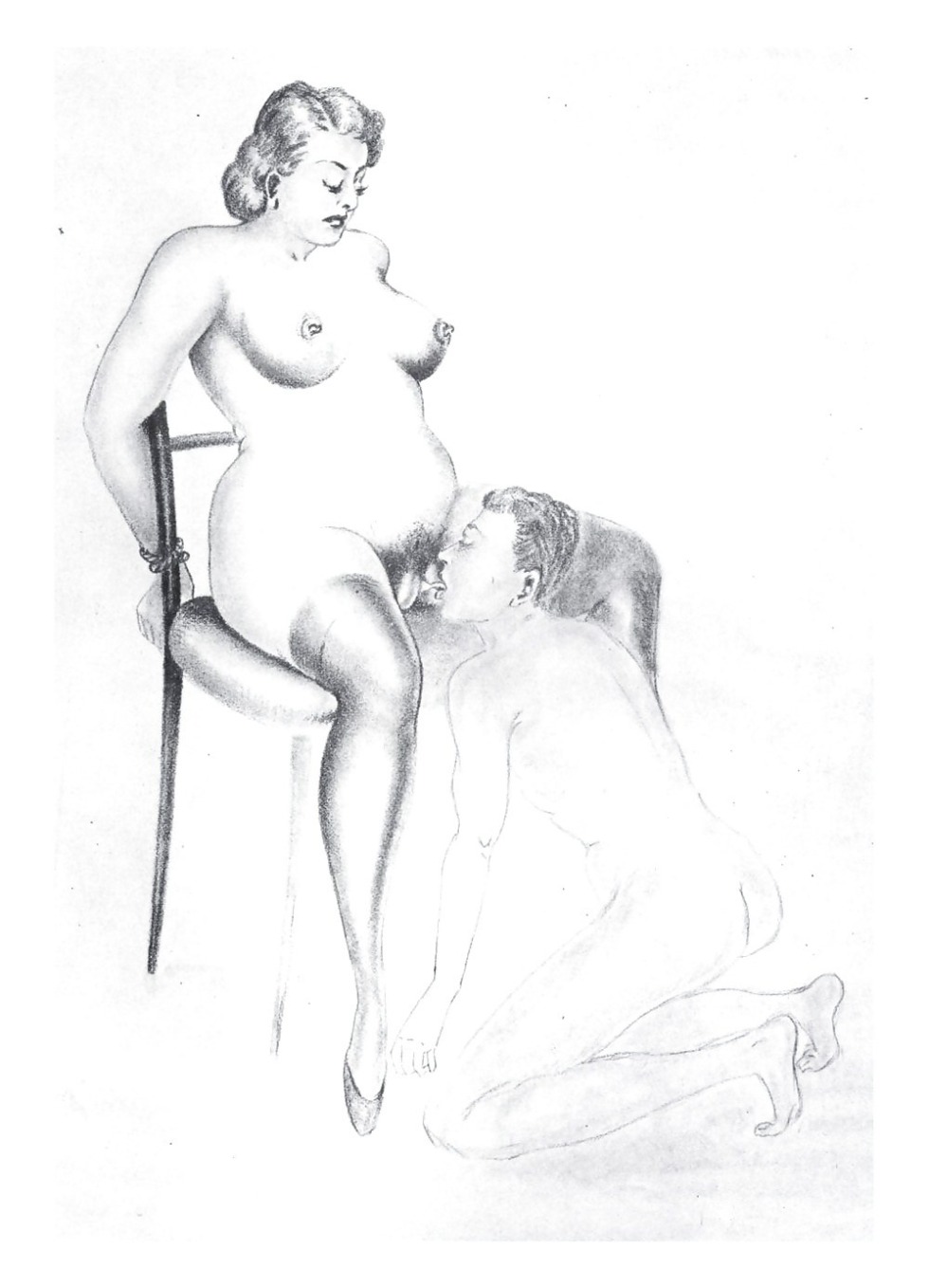 Naked bbw drawings