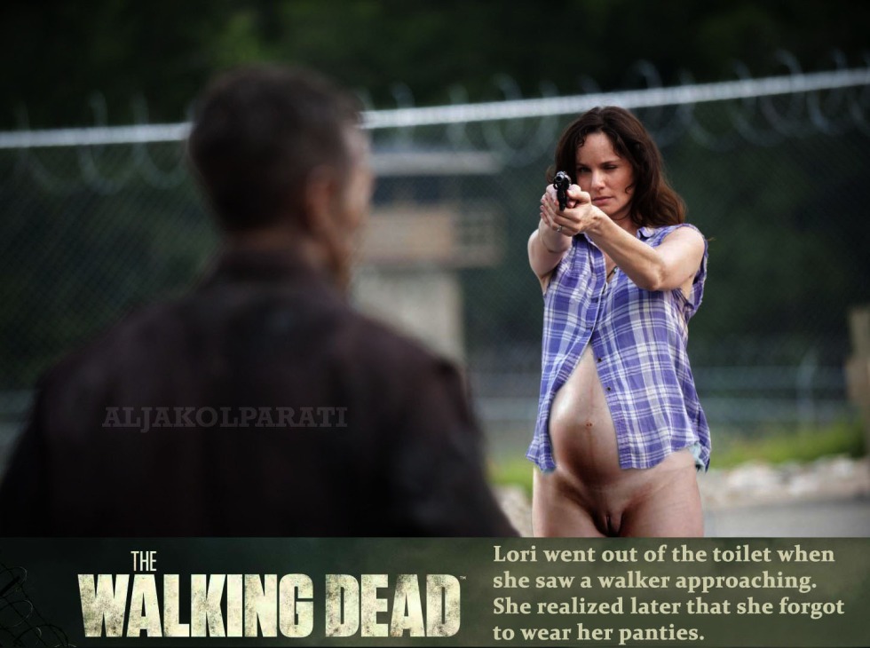Maggie walking dead naked