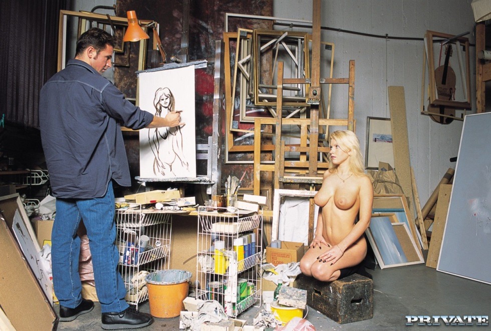 The artist fucked his model