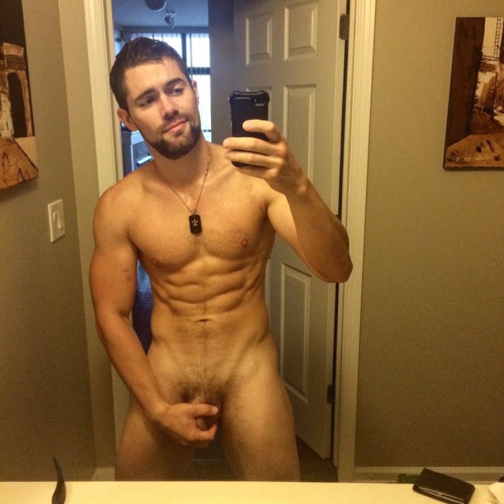 Erotic men's selfies