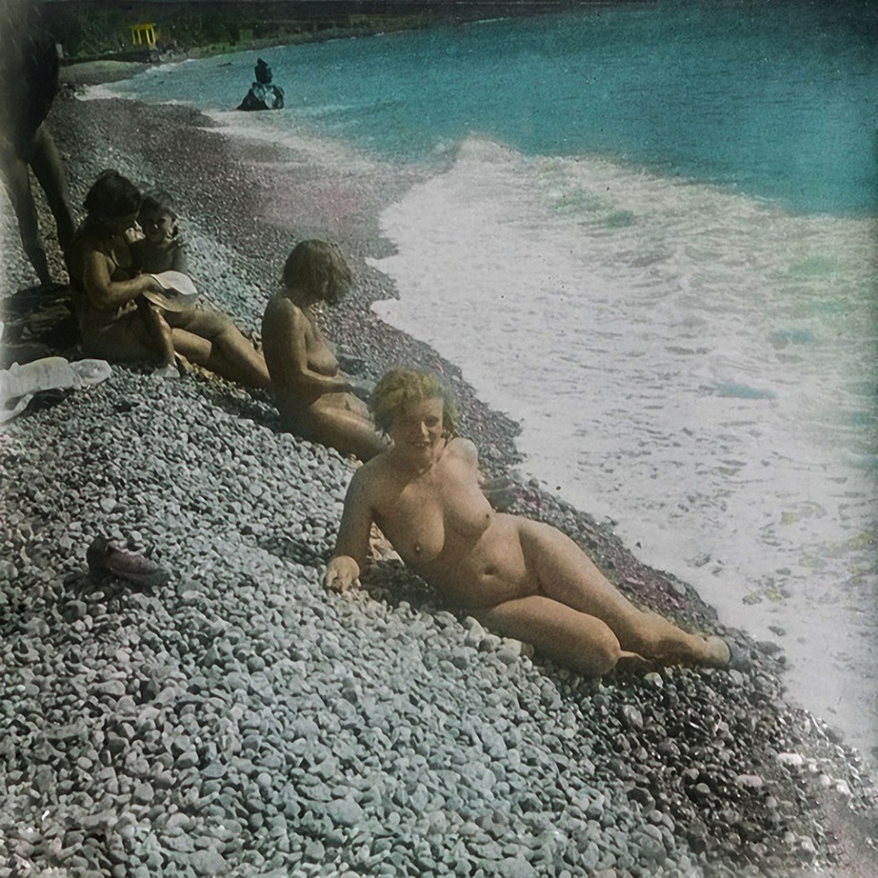 Soviet women on the beach nude