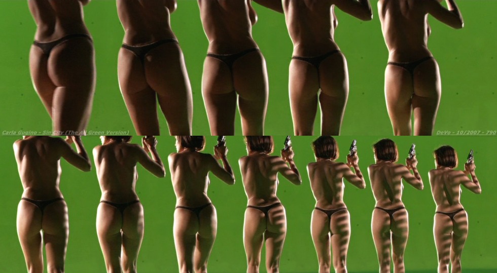 Karl Gudzhino naked in the cinema