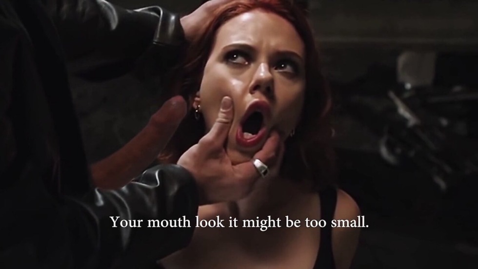 Scarlett Johansson Black Widow Cum