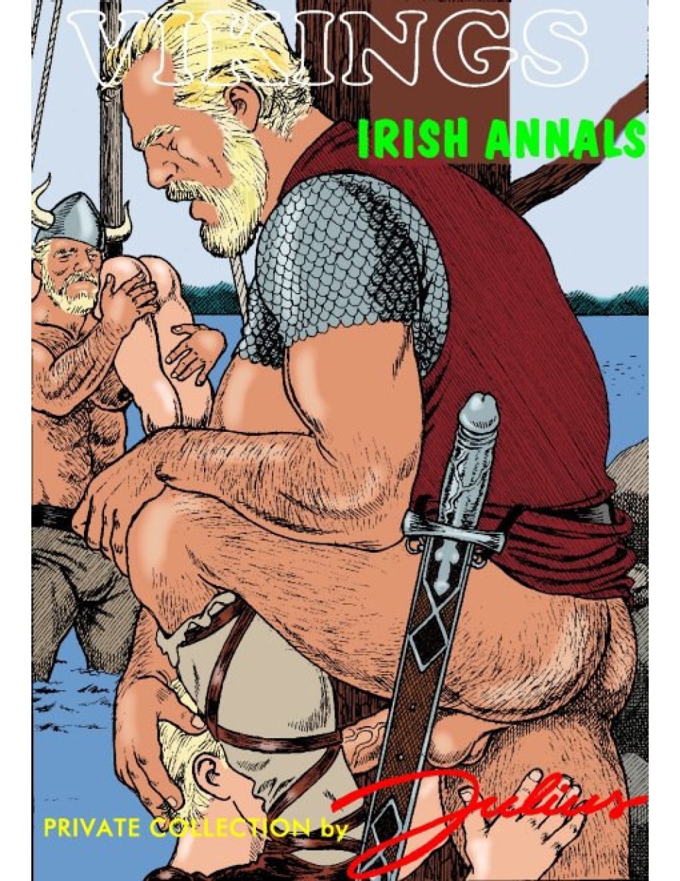 Historical erotic comic book Vikings