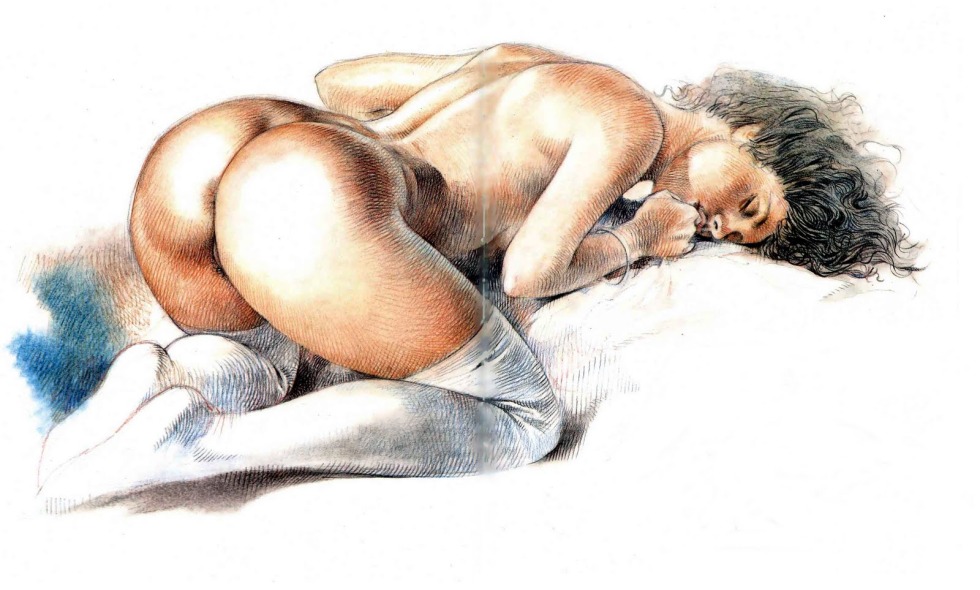 Erotic drawings are small