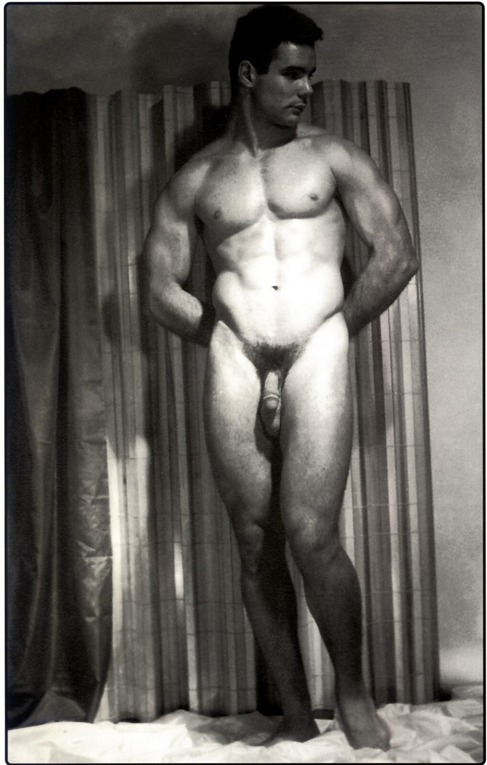 Naked guys young men retro