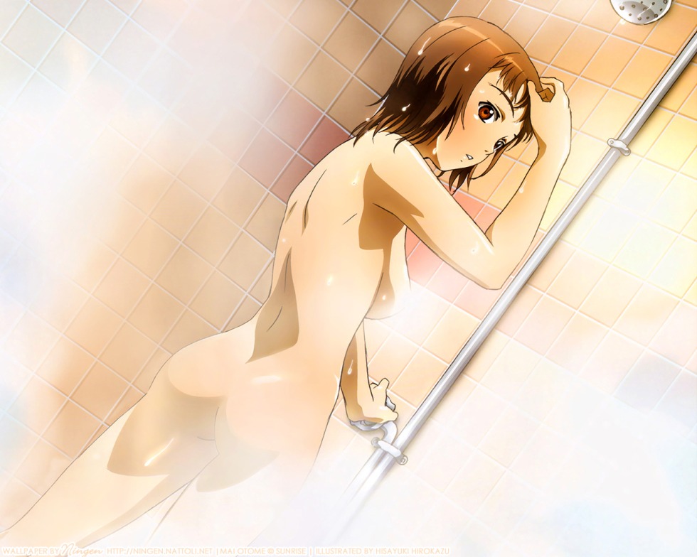 Anime girls in the shower