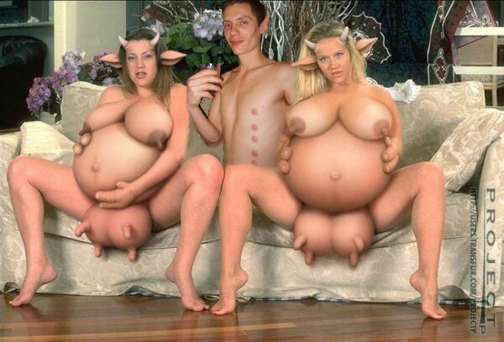 Funny woman with big tits